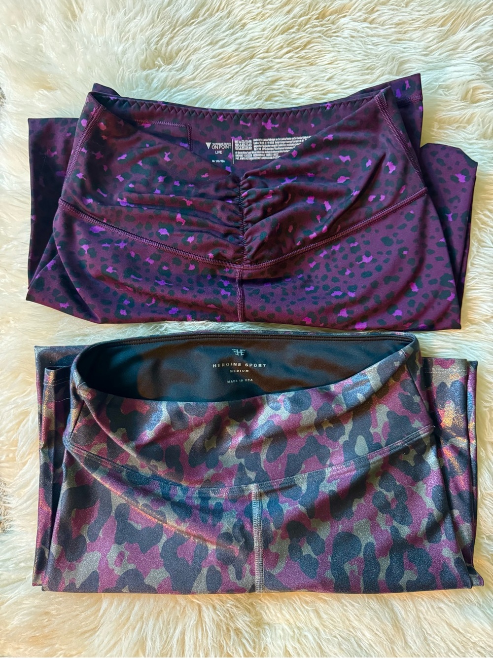 Set of Two Vibrant Printed Leggins